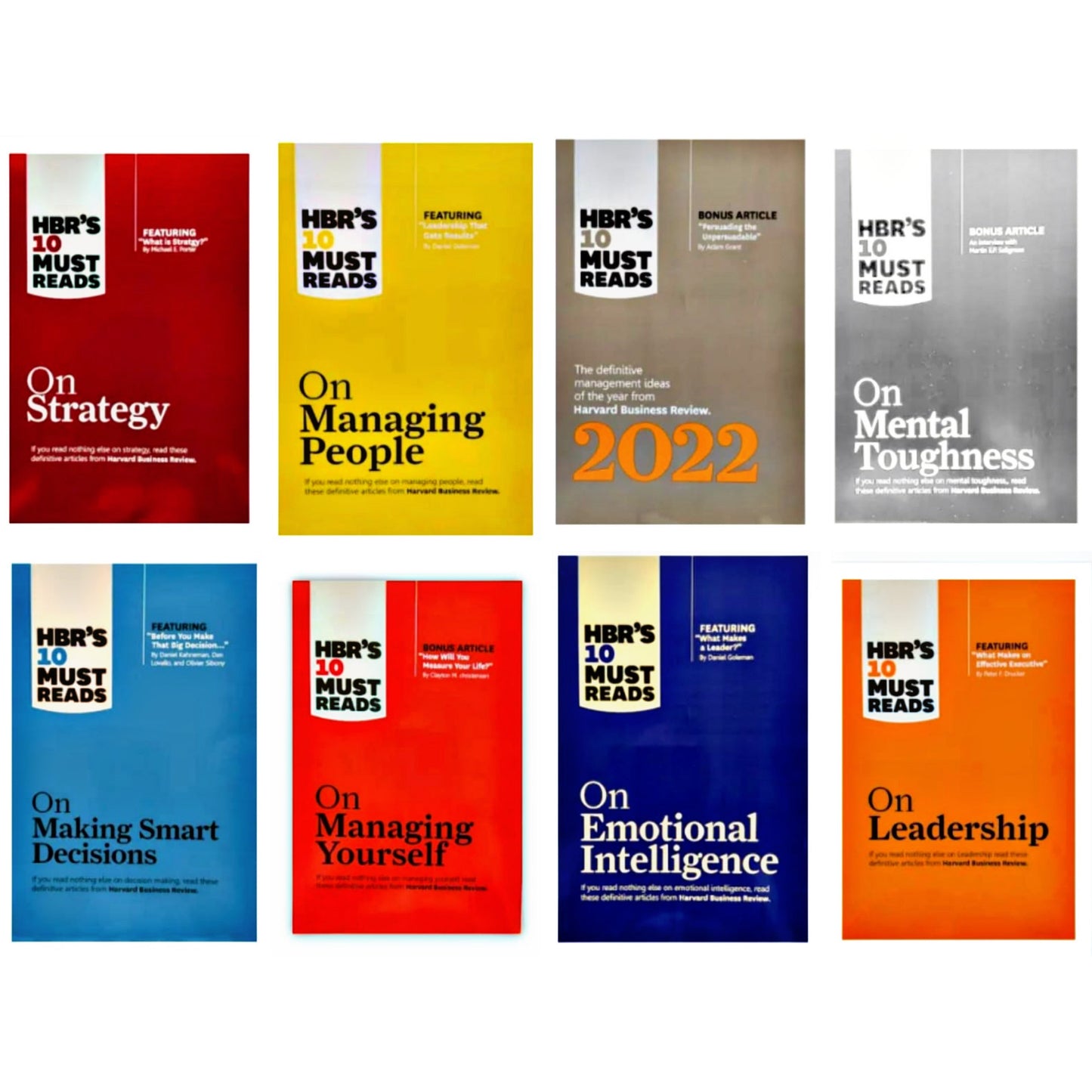 HBR,S 8 Books Collection