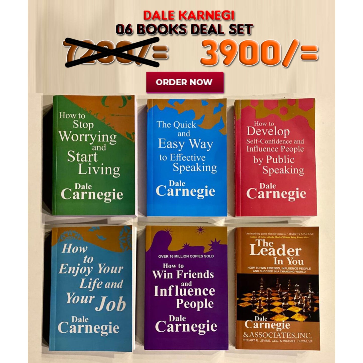 Dale Karnegie 6 books set