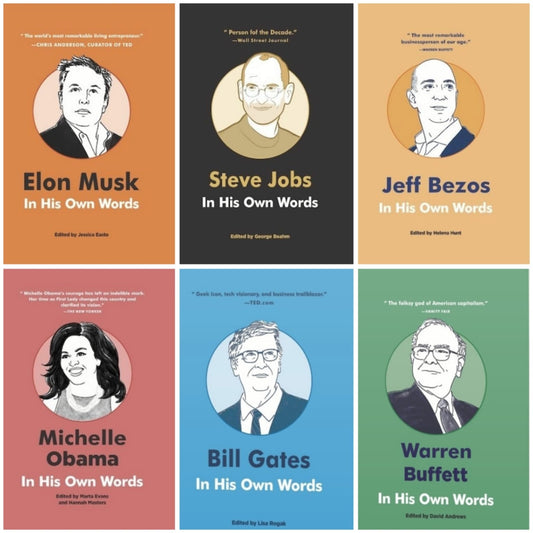 Set of 6 Books of Most Famous Personalities In their own Words