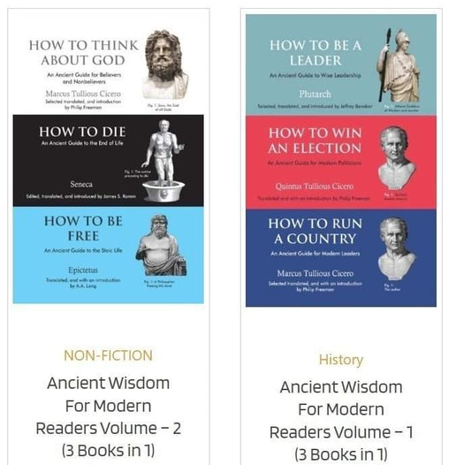 Ancient Wisdom For Modern Readers Volume – 1 (3 Books in 1) + Ancient Wisdom For Modern Readers Volume – 2 (3 Books in 1)